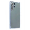 Mey İthalat®  Samsung Galaxy S22 Ultra Kılıf  Lensli Silikon - Açık Mavi