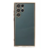 Mey İthalat®  Samsung Galaxy S22 Ultra Kılıf  Lensli Silikon - Gold
