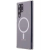 Mey İthalat®  Samsung Galaxy S22 Ultra Kılıf Magneticsafe Şeffaf Silikon - Şeffaf