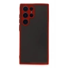 Mey İthalat®  Samsung Galaxy S22 Ultra Kılıf Montreal Silikon Kapak - Kırmızı