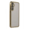Mey İthalat®  Samsung Galaxy S23 FE Kılıf  Lensli Silikon - Gold