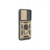 Mey İthalat®  Samsung Galaxy S23 FE Kılıf Pars Lens Yüzüklü Silikon - Gold