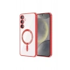 Mey İthalat®  Samsung Galaxy S23 Kılıf Kross Magneticsafe Kapak - Kırmızı