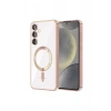 Mey İthalat®  Samsung Galaxy S23 Kılıf Kross Magneticsafe Kapak - Rose