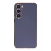 Mey İthalat®  Samsung Galaxy S23 Kılıf Volet Silikon - Mavi