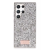 Mey İthalat®  Samsung Galaxy S23 Ultra Bright Simli Kapak - Gümüş