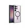Mey İthalat®  Samsung Galaxy S23 Ultra Kılıf Kross Magneticsafe Kapak - Siyah