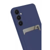 Mey İthalat®  Samsung Galaxy S24 FE Kılıf Kelvin Kartvizitli Silikon - Lacivert