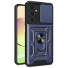 Mey İthalat®  Samsung Galaxy S24 FE Pars Lens Yüzüklü Silikon - Lacivert