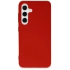 Mey İthalat®  Samsung Galaxy S24 Kılıf First Silikon - Kırmızı