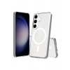 Mey İthalat®  Samsung Galaxy S24 Kılıf Magneticsafe Şeffaf Silikon - Şeffaf