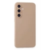 Mey İthalat®  Samsung Galaxy S24 Kılıf Nano içi Kadife Silikon - Pudra