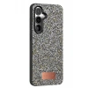 Mey İthalat®  Samsung Galaxy S24 Plus Bright Simli Kapak - Gold