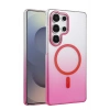 Mey İthalat®  Samsung Galaxy S24 Ultra Glossy Magsafe Kapak - Pembe