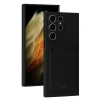 Mey İthalat®  Samsung Galaxy S24 Ultra Kılıf Kelvin Kartvizitli Silikon - Siyah