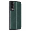 Mey İthalat® Samsung Galaxy S25 Edge Flip Cover - Koyu Yeşil