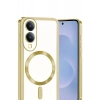 Mey İthalat®  Samsung Galaxy S25 Edge Kross Magneticsafe Kapak - Gold