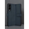 Mey İthalat®  Samsung Galaxy S25 Edge Trend S Plus Kapaklı Kılıf - Lacivert