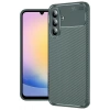 Mey İthalat®  Samsung Galaxy S25 FE Auto Focus Karbon Kapak - Koyu Yeşil