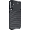 Mey İthalat®  Samsung Galaxy S25 Plus Kılıf Auto Focus Karbon Kapak - Siyah