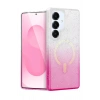 Mey İthalat®  Samsung Galaxy S25 Pummel Shiny Magsafe Kapak - Pembe
