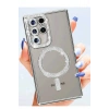 Mey İthalat®  Samsung Galaxy S25 Ultra Kılıf Joke Simli Magneticsafe Kılıf - Siyah