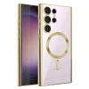 Mey İthalat®  Samsung Galaxy S25 Ultra Kılıf Kross Magneticsafe Kapak - Gold