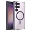 Mey İthalat®  Samsung Galaxy S25 Ultra Kılıf Kross Magneticsafe Kapak - Mor