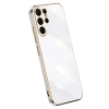 Mey İthalat®  Samsung Galaxy S25 Ultra Kılıf Volet Silikon - Beyaz
