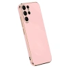Mey İthalat®  Samsung Galaxy S25 Ultra Kılıf Volet Silikon - Pembe