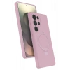 Mey İthalat®  Samsung Galaxy S25 Ultra Regal Magsafe Standlı Kapak - Açık Pembe