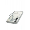 Mey İthalat®  Samsung Galaxy S26 Pale Magsafe Standlı Kapak - Beyaz