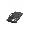 Mey İthalat®  Samsung Galaxy S26 Pale Magsafe Standlı Kapak - Siyah