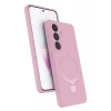 Mey İthalat®  Samsung Galaxy S26 Plus Regal Magsafe Standlı Kapak - Açık Pembe