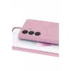 Mey İthalat®  Samsung Galaxy S26 Plus Regal Magsafe Standlı Kapak - Açık Pembe