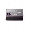 Mey İthalat®  Samsung Galaxy S26 Ultra Joke Simli Magneticsafe Kılıf - Derin Mor