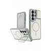 Mey İthalat® Samsung Galaxy S26 Ultra Pale Magsafe Standlı Kapak - Beyaz