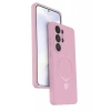 Mey İthalat®  Samsung Galaxy S26 Ultra Regal Magsafe Standlı Kapak - Açık Pembe