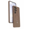 Mey İthalat®  Samsung Galaxy S26 Ultra Regal Magsafe Standlı Kapak - Çöl Titanyum