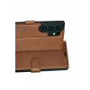 Mey İthalat®  Samsung Galaxy S26 Ultra Trend S Plus Kapaklı Kılıf - Taba
