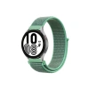 Mey İthalat® Samsung Galaxy Watch 4 Hasırlı Cırtcırtlı Kordon - Turkuaz