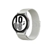 Mey İthalat® Samsung Galaxy Watch 4 Metal Mıknatıslı Kordon - Gümüş
