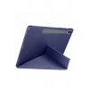 Mey İthalat®  Samsung Galaxy X610 Tab S9 FE Plus 12.4 Kılıf Kalemlikli Mars Tablet Kılıfı - Lacivert