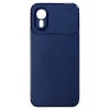 Mey İthalat®  Samsung Galaxy XCover 7 Kılıf Auto Focus Karbon Kapak - Lacivert