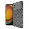 Mey İthalat®  Samsung Galaxy XCover 7 Kılıf Auto Focus Karbon Kapak - Siyah