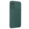 Mey İthalat®  Samsung Galaxy XCover 7 Kılıf Auto Focus Karbon Kapak - Yeşil