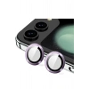 Mey İthalat® Samsung Galaxy Z Flip 5 Valdez Metal Kamera Lens - Derin Mor