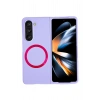 Mey İthalat® Samsung Galaxy Z Fold 5 Kılıf Mata Fold Kapak - Lila
