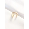 Mey İthalat® T Harfli Altın Renk Ayarlanabilir Yüzük
