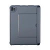 Mey İthalat®  T5504D iPad Pro 11 (2024) Kılıf Palermo Ledli Klavyeli Standlı Tablet Kılıfı - Siyah